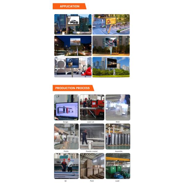Easy installation waterproof IP65 p6 8000nits steel 4G system outdoor advertising led billboard with HDMl