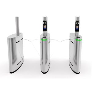Bi Directional Automatic Flap Barrier Turnstile Gate Access Control System
