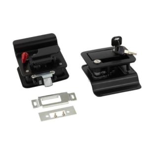 Textured Black Spraying T Handle Flush Latch Zinc Alloy