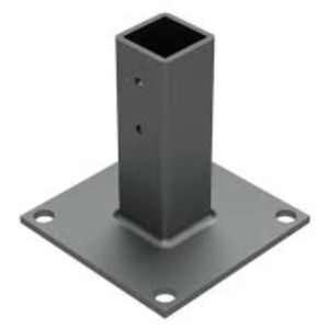 Second Operation E-coating Customized Steel and Stainless Steel Floor Mount Base