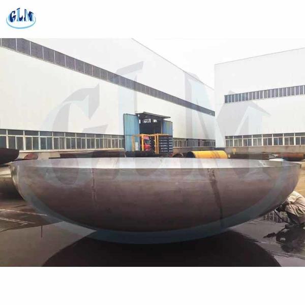 SS304 200MM Liquid Storage Tank Semi Elliptical Head Cover Q345B Vessel Dished