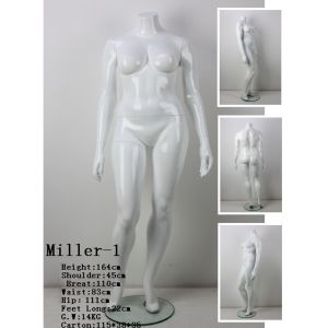 Factory Sale Fashion Woman Big Breast Female Fat Mannequin