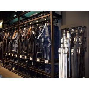 Quality Heavy Duty Metal Hanging Clothes Rack Black Metal Clothing Rack for sale