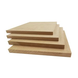 High Grade E0 E1 Custom Size 8Ftx4Ft 12mm 15mm 18mm 21mm Plain Mdf Board For