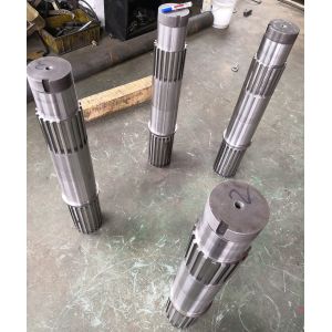 OEM ODM Customized Rectangular Spline Shafts 1730mm Length Splined Shaft