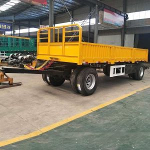 Quality Bogie Suspension Detachable Drawbar Side Wall Semi Trailer for sale