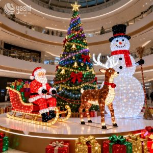 Handmade Christmas Lanterns, Christmas Tree, Santa Claus, Reindeer Outdoor