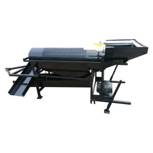 7.5km/H Depth 320mm Compact Trommel Screener Gravel Trommel