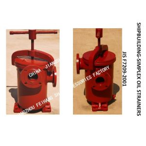 SIMPLEX OIL STRAINERS FOR MARINE OIL PURIFIER EXPORT MODEL:FH-200A S-TYPE JIS