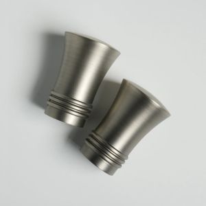 Single Extendable Aluminum Alloy Curtain Rods End Caps