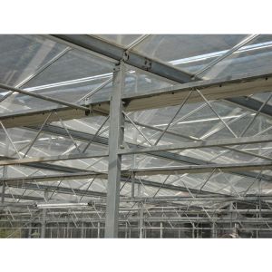Backyard Multi Span Greenhouse Outdoor Rainproof Large Glass Greenhouse