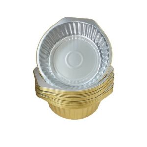 Disposable Microwavable Airline Aluminum Foil Container Custom Order Accepted