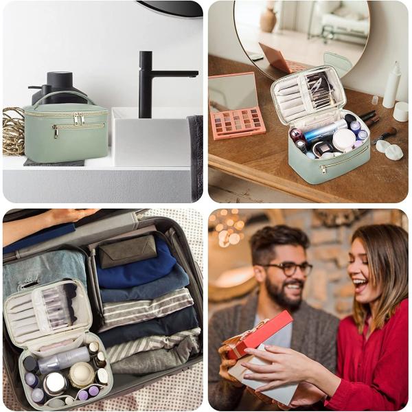 Cosmetic Pouch Waterproof Makeup Cosmetic Pouch Bag for Women Purse Mini Travel Makeup Toiletry Bags Pouch