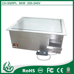 China Stainless steel commercial built in indoor griddles  5kw on sale