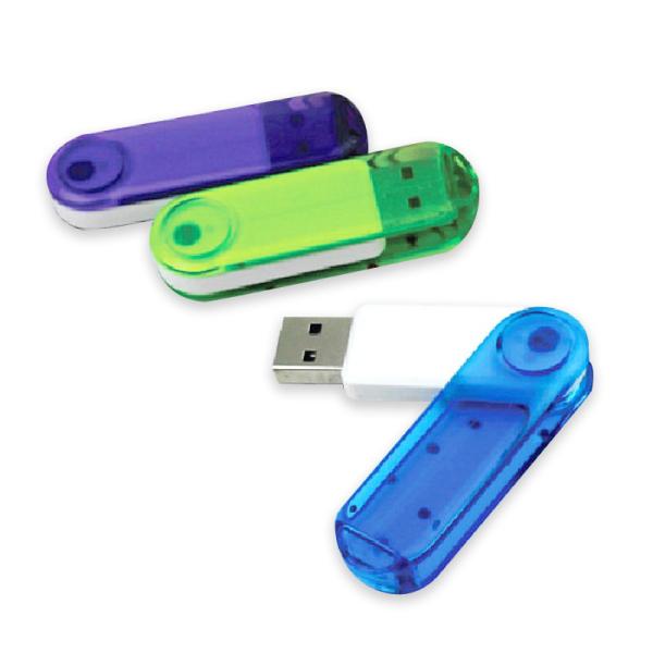 64GB 2.0 3.0 Twist Usb Flash Drive 80MB/S full Memory transparent case