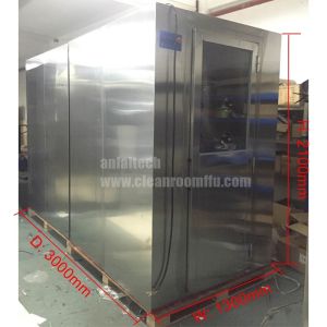 Quality Stainless steel Clean room Air shower With Door Interlock for sale
