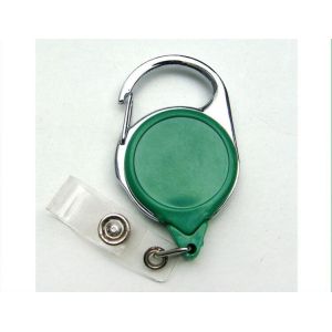 ABS Custom Yoyo Id Card Holder , Round Retractable Badge Reels With BSCI