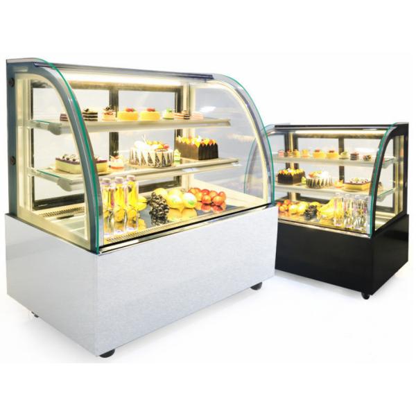 Buy Adjustable Shelves 220v Breads Cake Display Freezer at wholesale prices