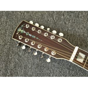 12 Strings Acoustic Guitar / guitar natural AAA Solid Spruce Body 43 inch Guitar