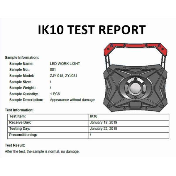 IP65 15W Rechargeable Handheld Aluminum Work Light 2000 Lumen COB LED