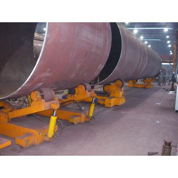 Buy Butt Welding Pipe Turning Rollers Hydraulic Lifting Tank Welding Equipment at wholesale prices