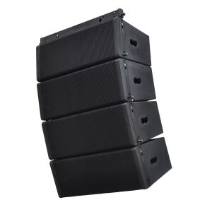 Double 10 Inch Powered Speaker System Line Array With Class D Digital Amplifier
