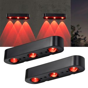 IP65 Solar Fence Light Warm White 3500K LED Garden Light