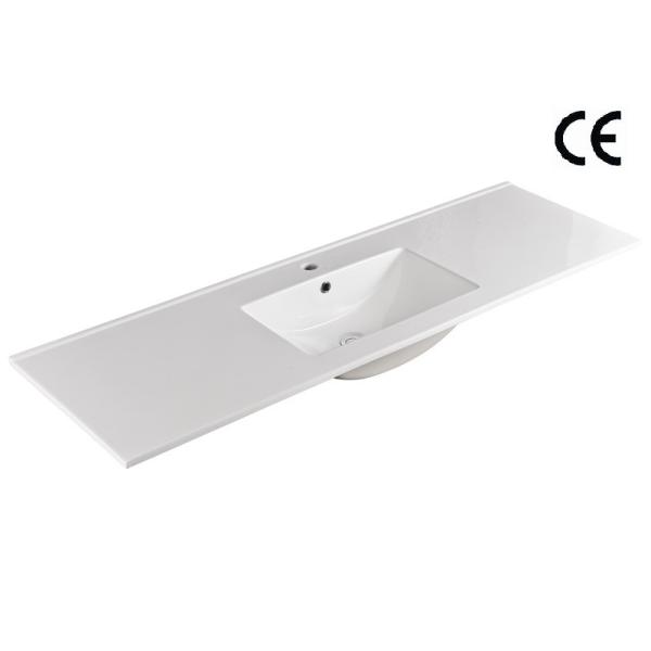 Buy Ceramic Vanity Basin Wash With Cabinet Big Rectangular 610X460X180mm at wholesale prices