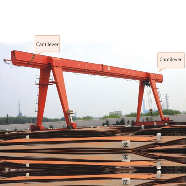 Buy Remote Wireless Control Single Girder Cantilever Gantry Crane 20t With Electric Hoist at wholesale prices
