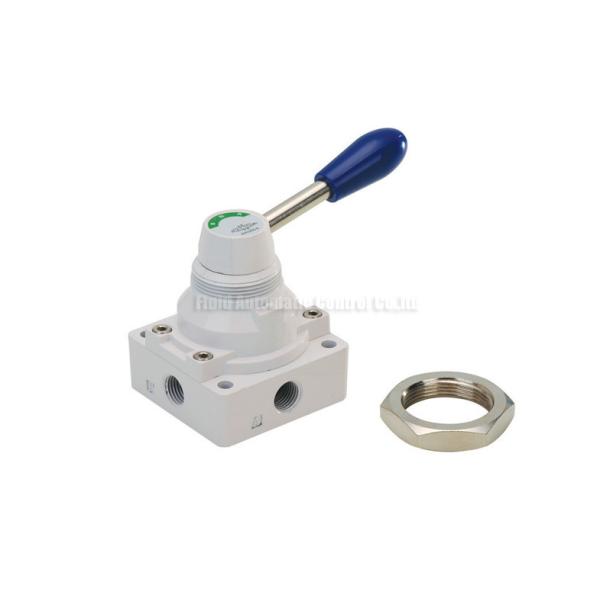 Buy G3/8" Manual Directional Control Valve , Pneumatic Hand Switching Valve at wholesale prices
