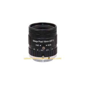 Quality 2/3&quot; 16mm F1.6 Megapixel Manual IRIS C Mount Industrial FA Lens, 16mm 5MP machine vision industrial Lens for sale