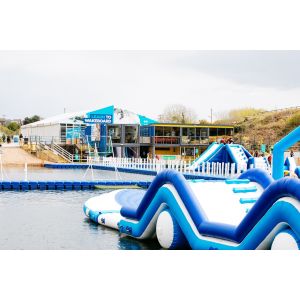 Bounica Floating Inflatable Water Slide With TUV Certificate