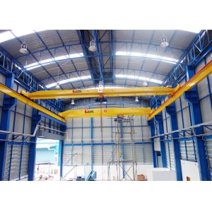 Customized Single Girder Bridge Crane Reasonable Structure Low Power Consumption