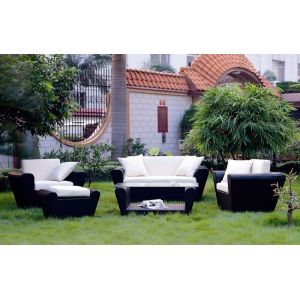 5pcs garden cane furniture sofas  