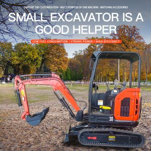 3000kg Tailless Smallest Mini Digger Machine With Changchai Engine