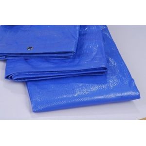Quality Lightweight 110gsm blue pe tarpaulin sheet for sale