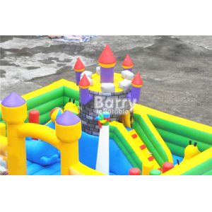 Animal Theme Inflatable Bouncy Castle With Slide 5*5*3m Toddler Bounce House