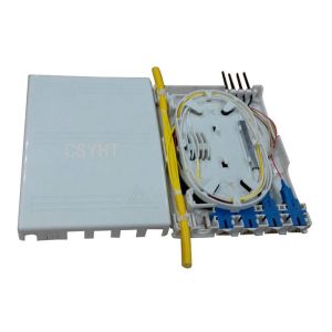 FTTH Fiber Optic Terminal Box 4 Cores Indoor Wall Mounted Durable ABS material