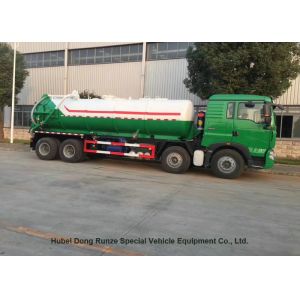 China HOWO 8x4 Septic Vacuum Trucks , Sewage Removal Truck High Capacity on sale