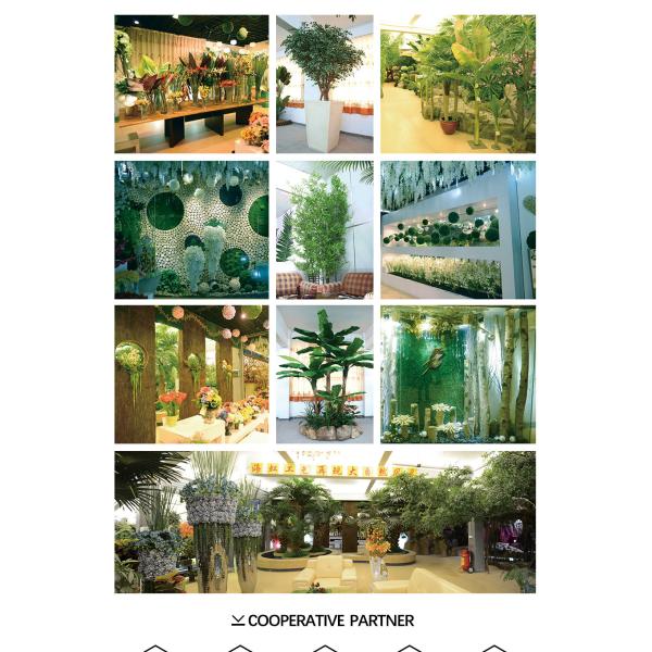 Custom Size 200cm Cherry Artificial Landscape Trees With Fruits Green In Four Seasons