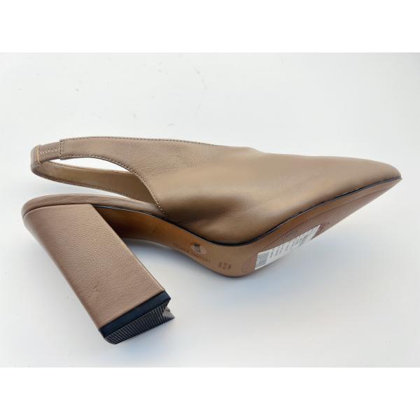 Lt Tan Ladies Soft Leather Sandals 5cm Stylish High Heels Sandals 10 Inch