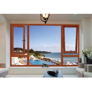 China Luxury Homes Wood Aluminium Windows Environment Protective Easy To Install on sale