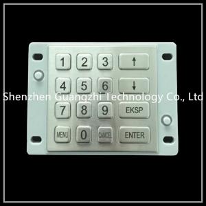Quality Waterproof Atm Pin Keypad , Easy Installation Encrypted Keypad For Kiosk for sale
