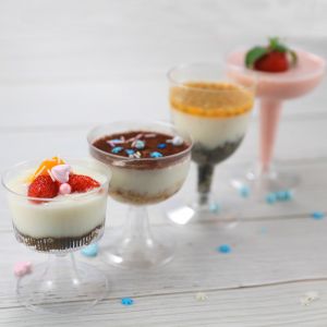 Eco-friendly tableware special shape disposable polystyrene plastic glass cup
