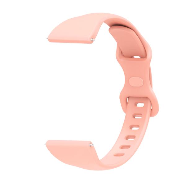20mm Small Waist Thin Silicone Watch Strap With Multi Color Matching 8 Shaped Buckle