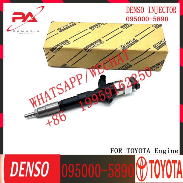 Buy 095000-5890 for toyota engine common rail injector 095000-5890 injector diesel engine injector for toyota at wholesale prices
