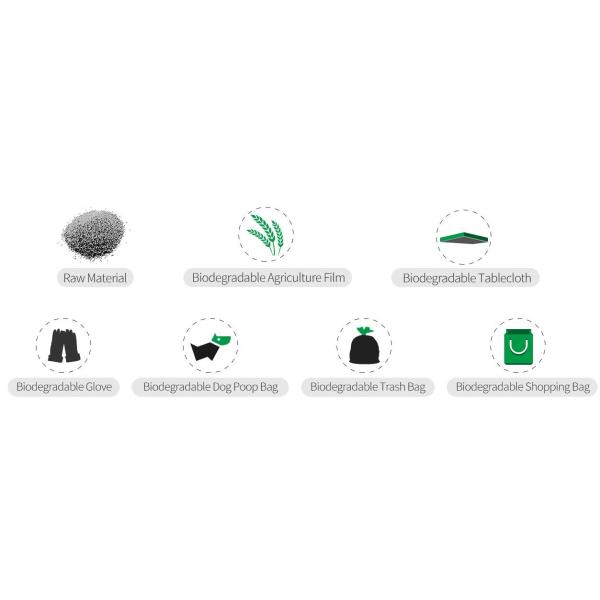 En13432 certified custom printed wholesale biodegradable compostable plastic pharmacy bag with singlet handle