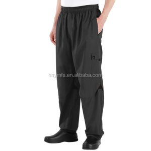 Anti Wrinkle Anti Pilling Unisex Kitchen Cargo Pants Breathable