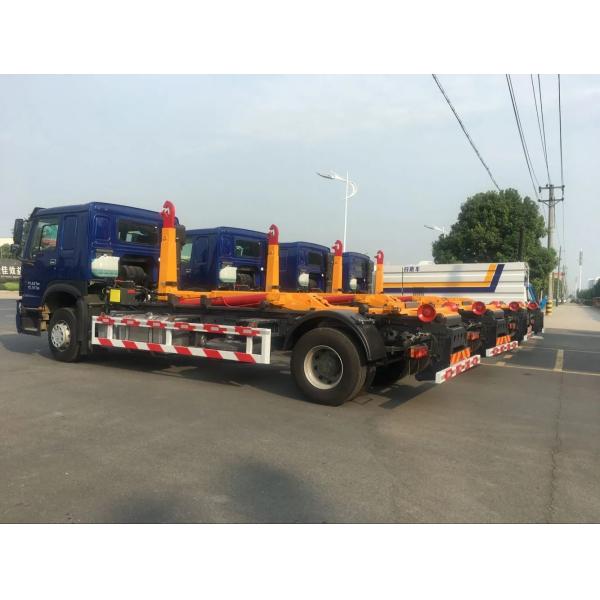 10T Hook Lift Rubbish Lorry Sinotruk 4X2 Low Operating Cost