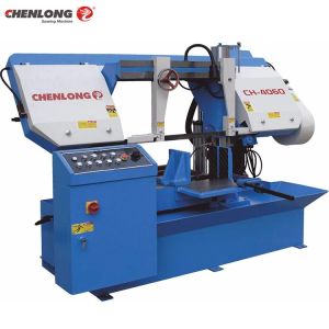 China CHENLONG CH-4060 Double Column Semi Machinery Automatic Band Saw on sale
